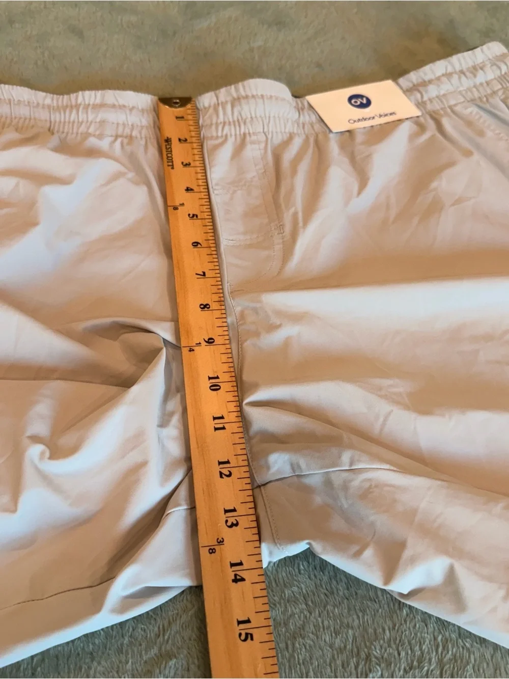 Outdoor Voices Men’s Relay Shorts XXL Gray 7” Inseam NWT Zip Pocket